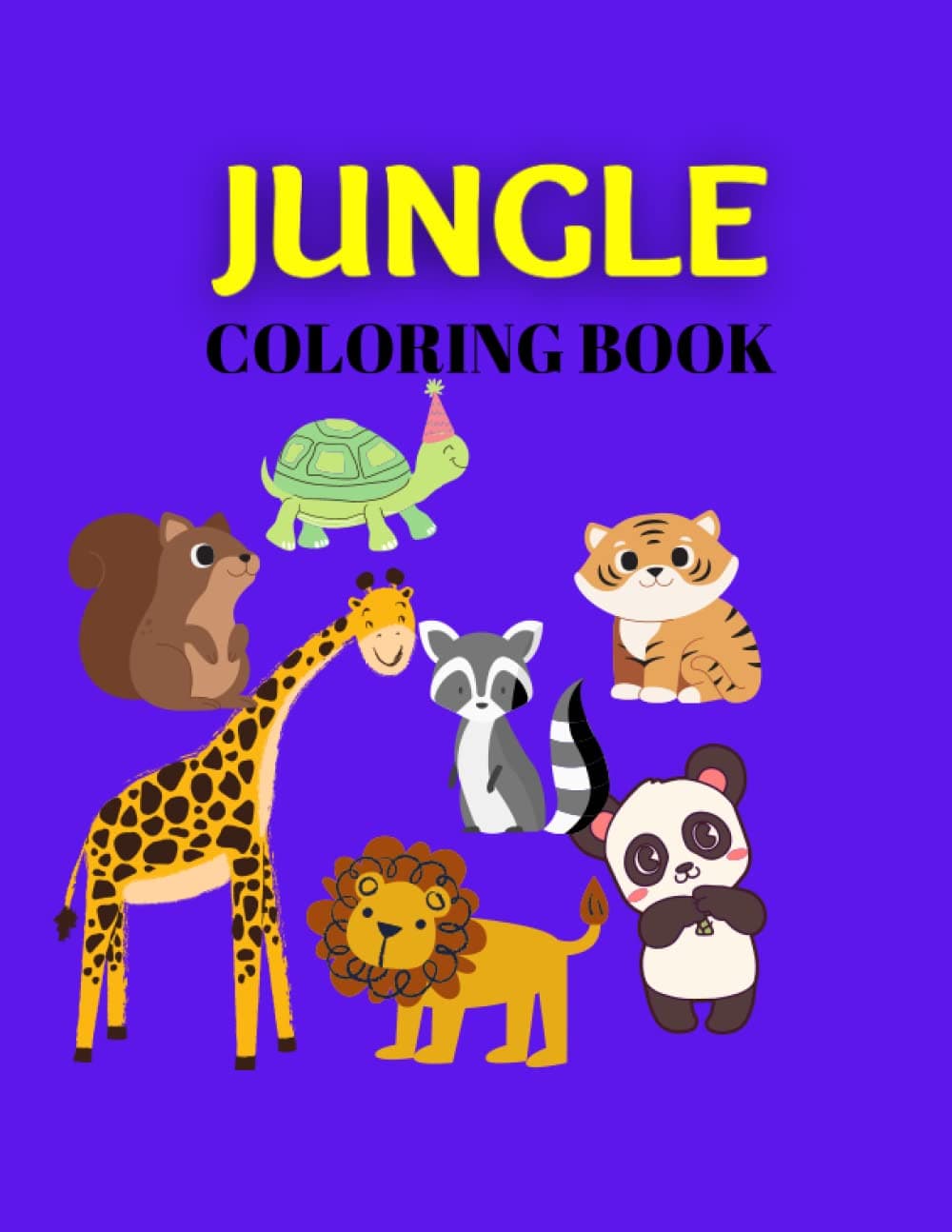 Jungle coloring book: children coloring book