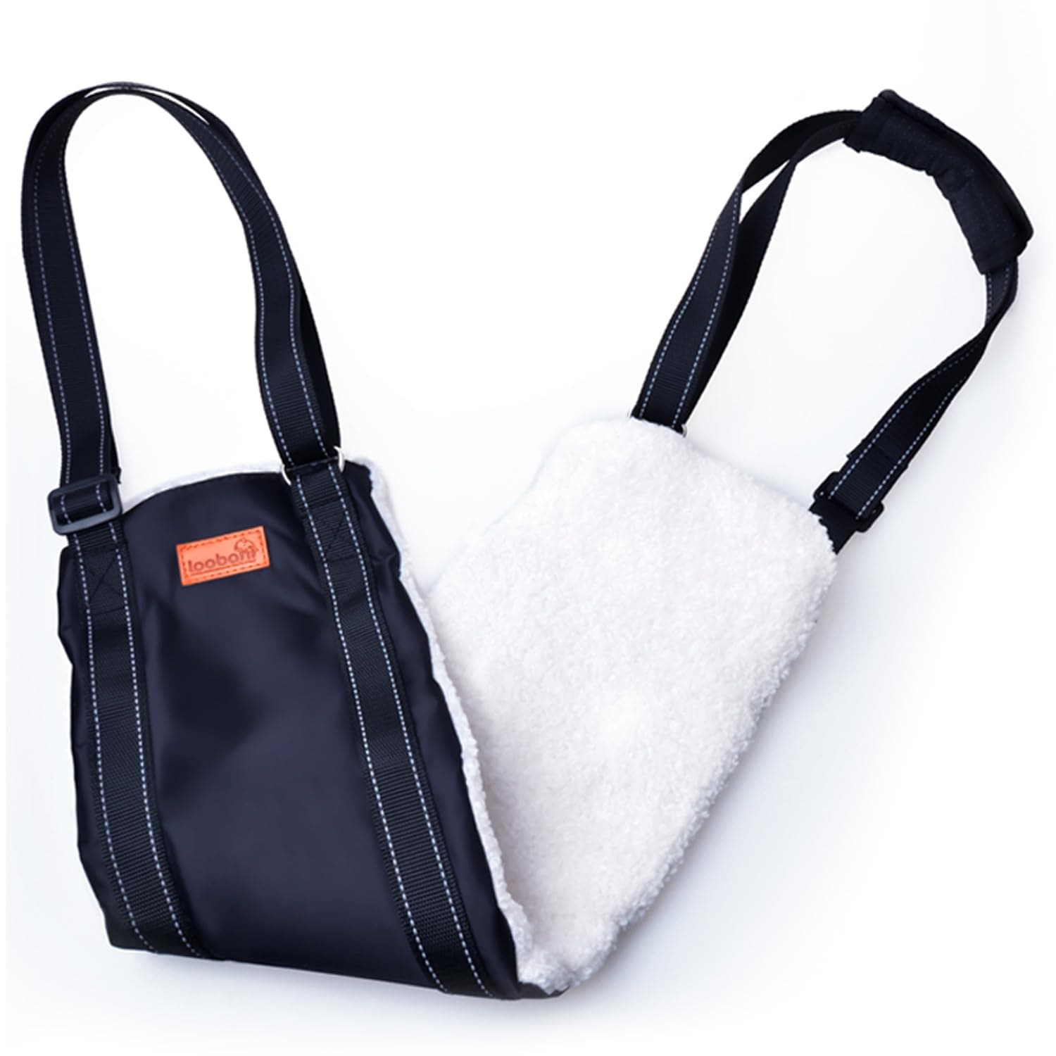 LOOBANI Portable Dog Sling for Back Legs, Hip Support Harness to Help Lift Dogs Rear for Canine Aid and Old K9 Cruciate Ligament Rehabilitation