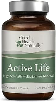 Active Life Capsules - Daily Multivitamin Supplements for Immune System | 120 Capsules - Good Health Naturally