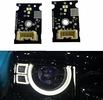 Generic New White LED Board Set For 2020 2021 2022 Land Rover Defender Daytime Running Light DRL, Front Headlight LED Daytime Running Light DRL Chip CML-G5M3 5120-1 UBL3036 (2Pcs)