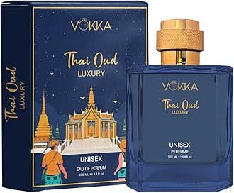 VOKKA Thai Oud 100 ml | Unisex Luxury Long Lasting Woody Perfume For Men And Women | Woody Oriental Scent Eau De Parfum | EDP Fragrance for Gift | Notes: Rosewood Sandalwood Agarwood