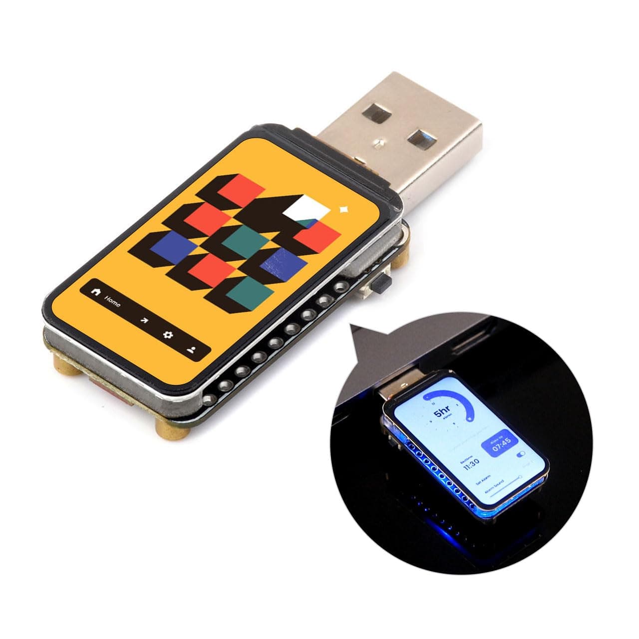 Waveshare ESP32-S3 1.47inch LCD Display Development Board, 172×320, 262K Color, Dual-core Processor Up to 240MHz Frequency, Supports WiFi & BLE 5, with Colorful RGB LED, ESP32 with Display