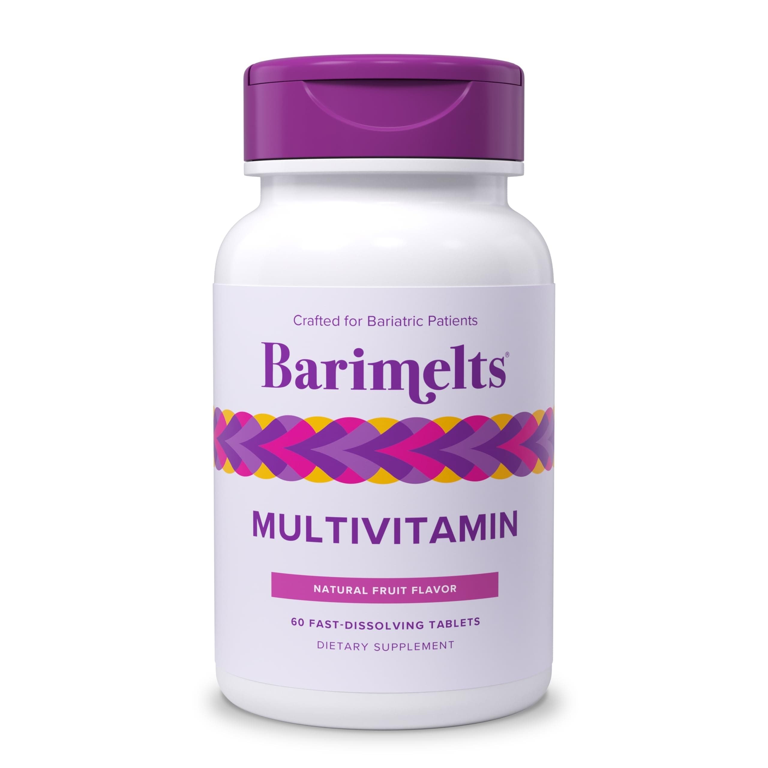 Multivitamin - 60 Fast-Dissolving Tablets (1-Month Supply) - Sugar-Free Bariatric Multivitamin for Women, Natural Fruit Flavor​