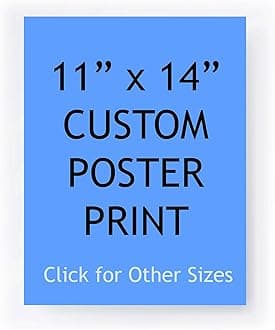 Pera Print - Custom Poster Print - Upload Your Image/Photo - Personalized Photo Prints, Create Your Own Poster - Print Any Photos, Images - 11 x 14 inches