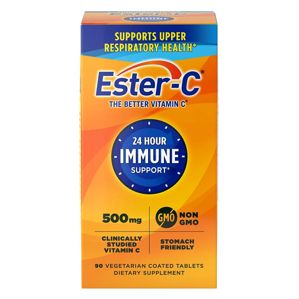 500 mg 24 Hour Vitamin C Tablets for Immune Support, Vitamin C Supplement, 90 Count