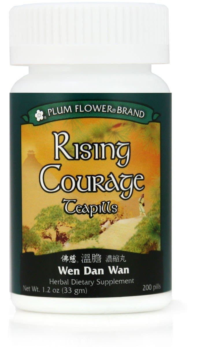 Rising Courage Teapills (Wen Dan Tang Wan), 200 ct, Plum Flower