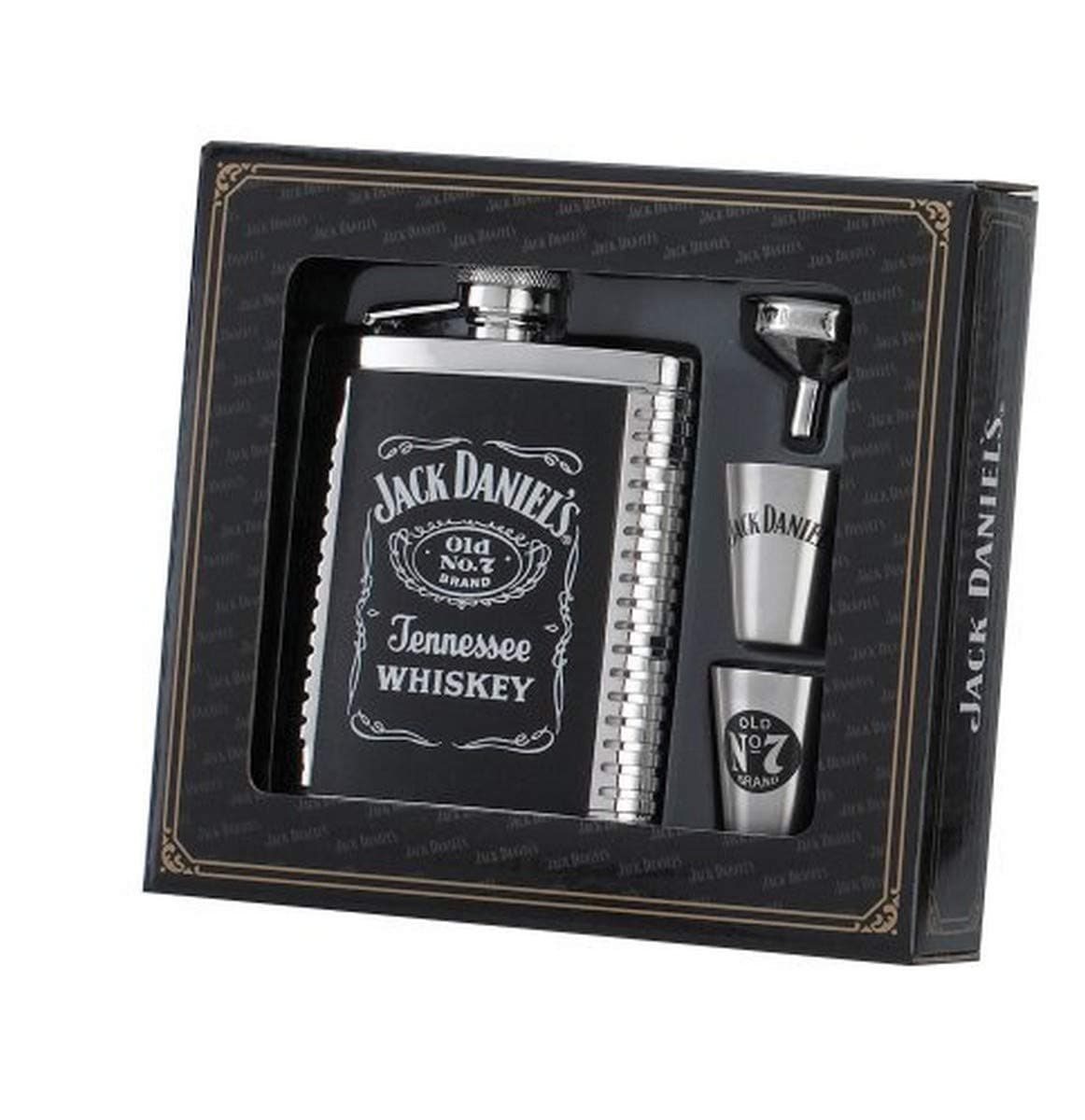 Jack Daniels 6-Ounce Flask/Shots/Funnel Gift Set