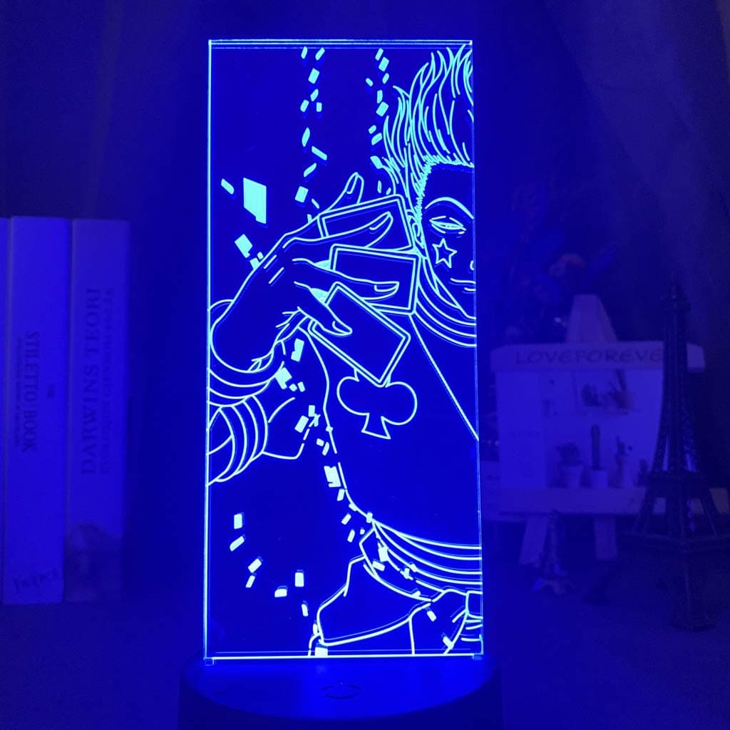 3D Night Light Illusion lamp Acrylic Led Color Changingfor Kids Bedroom Decoration Anime Hunter Hisoka Gift KATA