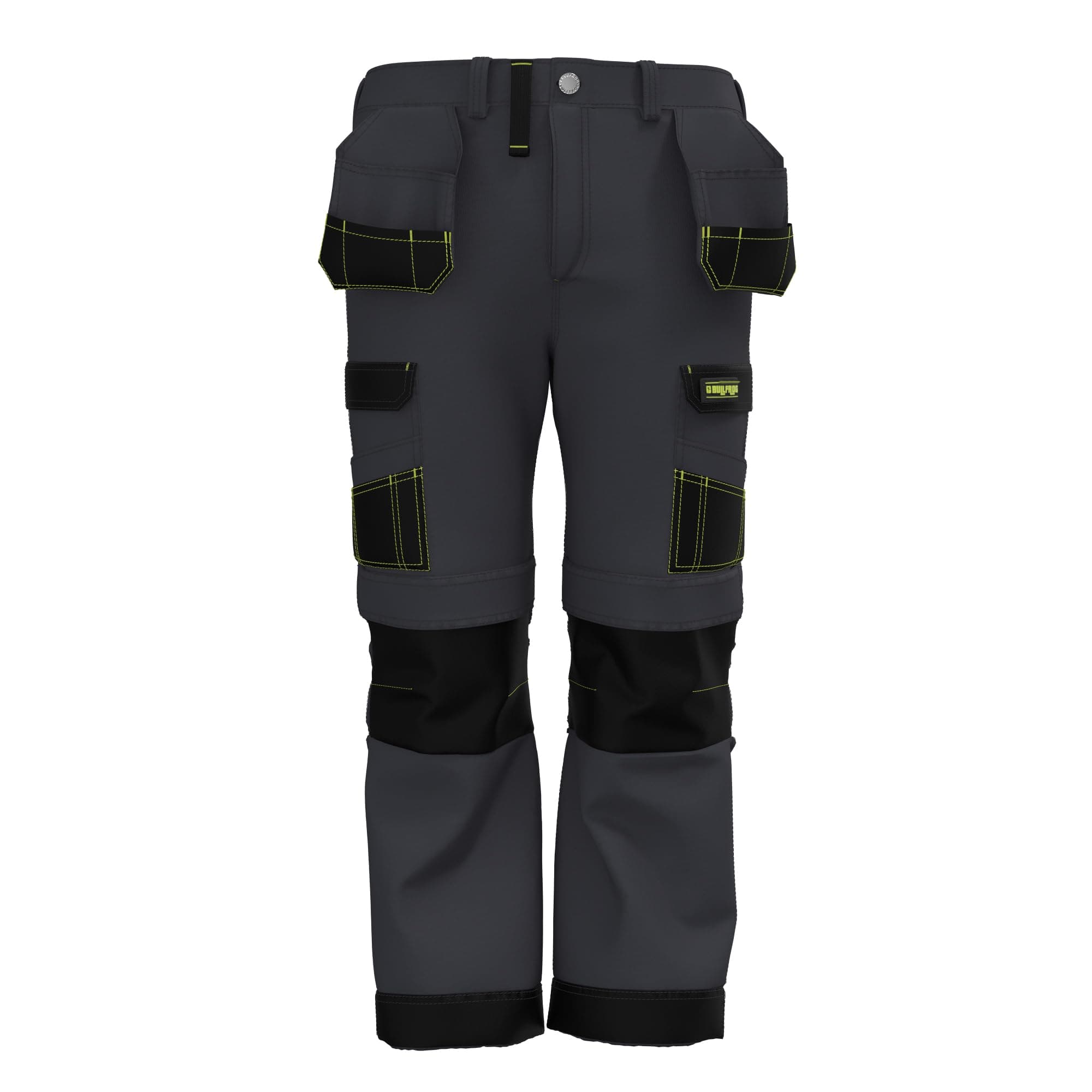 NOROZEHeavy-Duty Pro Builder Mens Cargo Work Trousers - Reinforced Work Utility & Safety Trouser for Men with Knee Pad & Multiple Utility Pockets -Triple Stitched - Durable Workwear (Waist 30W-38W)