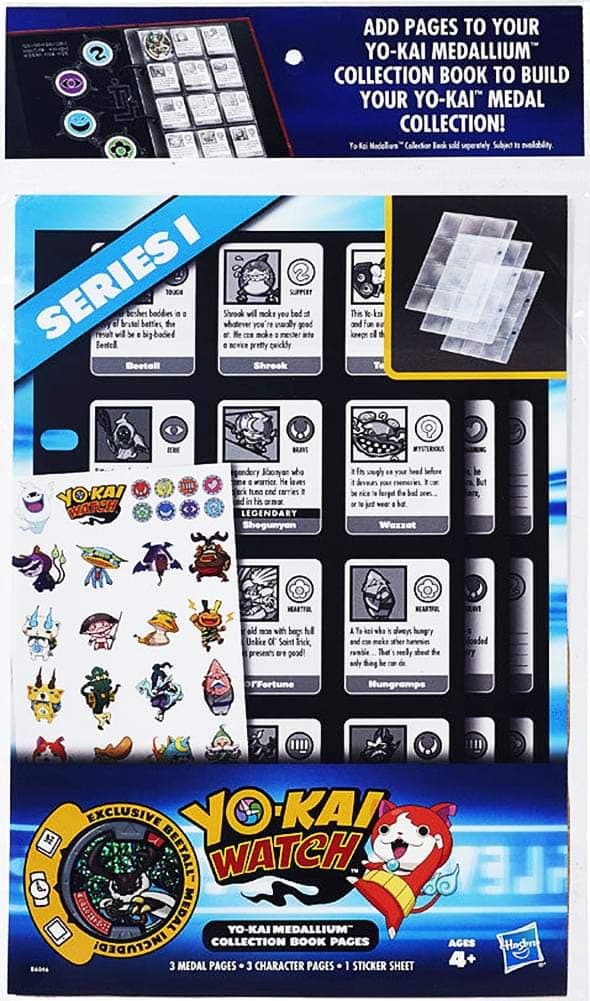 Yo-Kai Watch Medallium Collection Book Pages (Series 2)