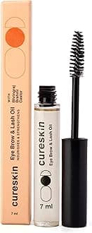 Cureskin Eye Brow & Lash Oil | Nourishes and Strengthens (7 ml) | Eyelash Growth Serum | Lash Serum for Eyelash Growth