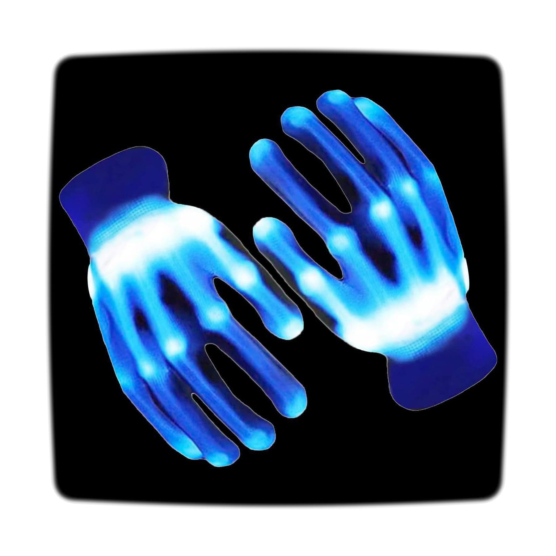 UWEIDOIT LED Gloves, Flash Finger Lights - 3 Colors, 10 Modes, Glowing Christmas Costume, Clubbing Party Favors & Toys for Boys & Girls