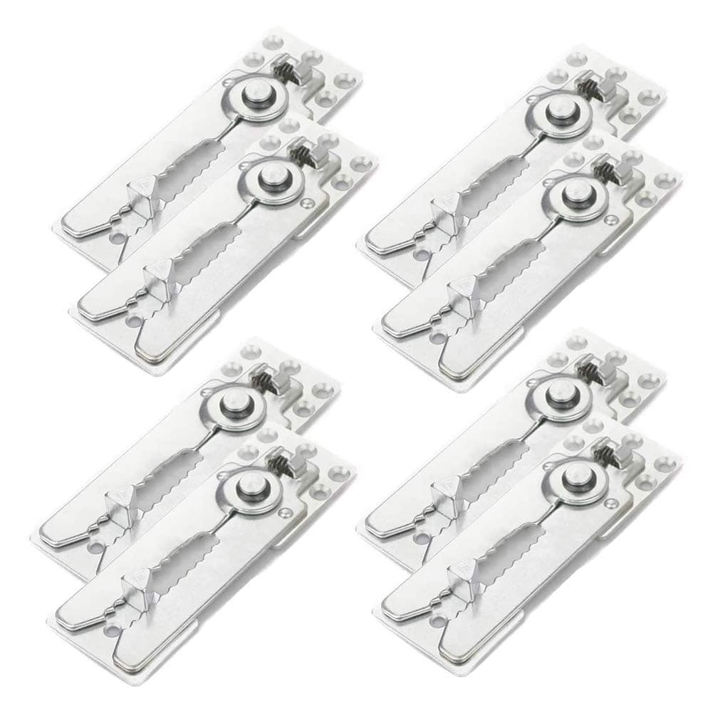 8 Pack Sectional Couch Connector Screws, Heavy Duty Sofa Connectors for Sectionals, Couch Clamps to Make Sectional Stay, Multi-Card Design Furniture Connectors