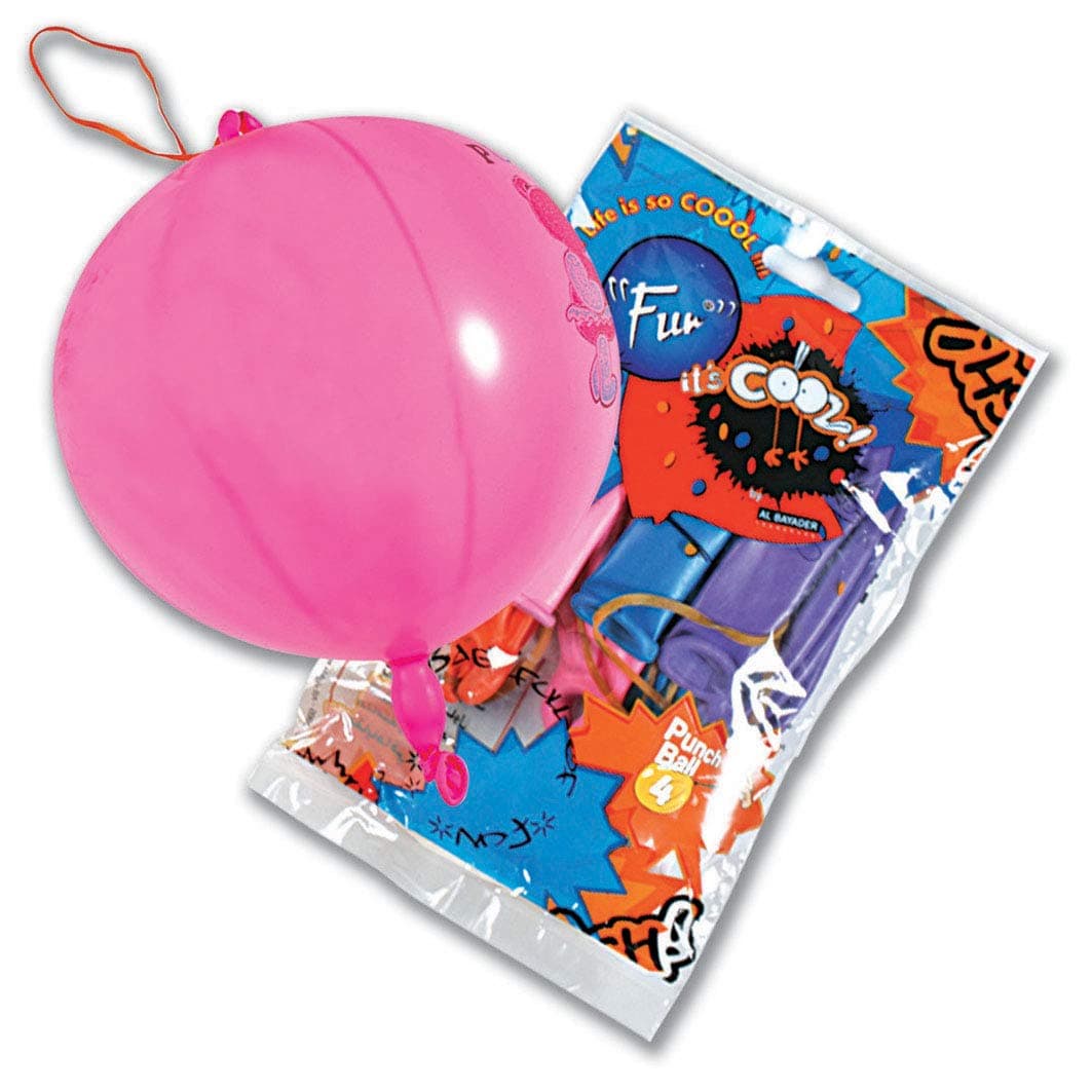 Fun® Its Cool Punch-Ball Balloons 4 inch - Pack of 4
