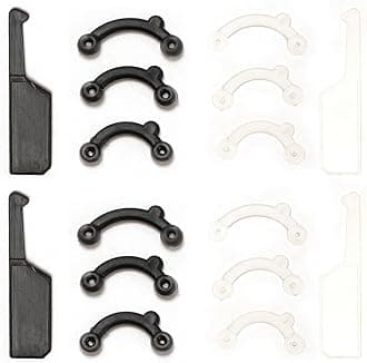 VANANA 6 Pairs Nose Lifting Shaper Inserts, 3 Sizes Invisible Nose Lifter Soft Silicone No Pain Nose Up Corrector Beauty Tool, Comfortable Easy Install Removable