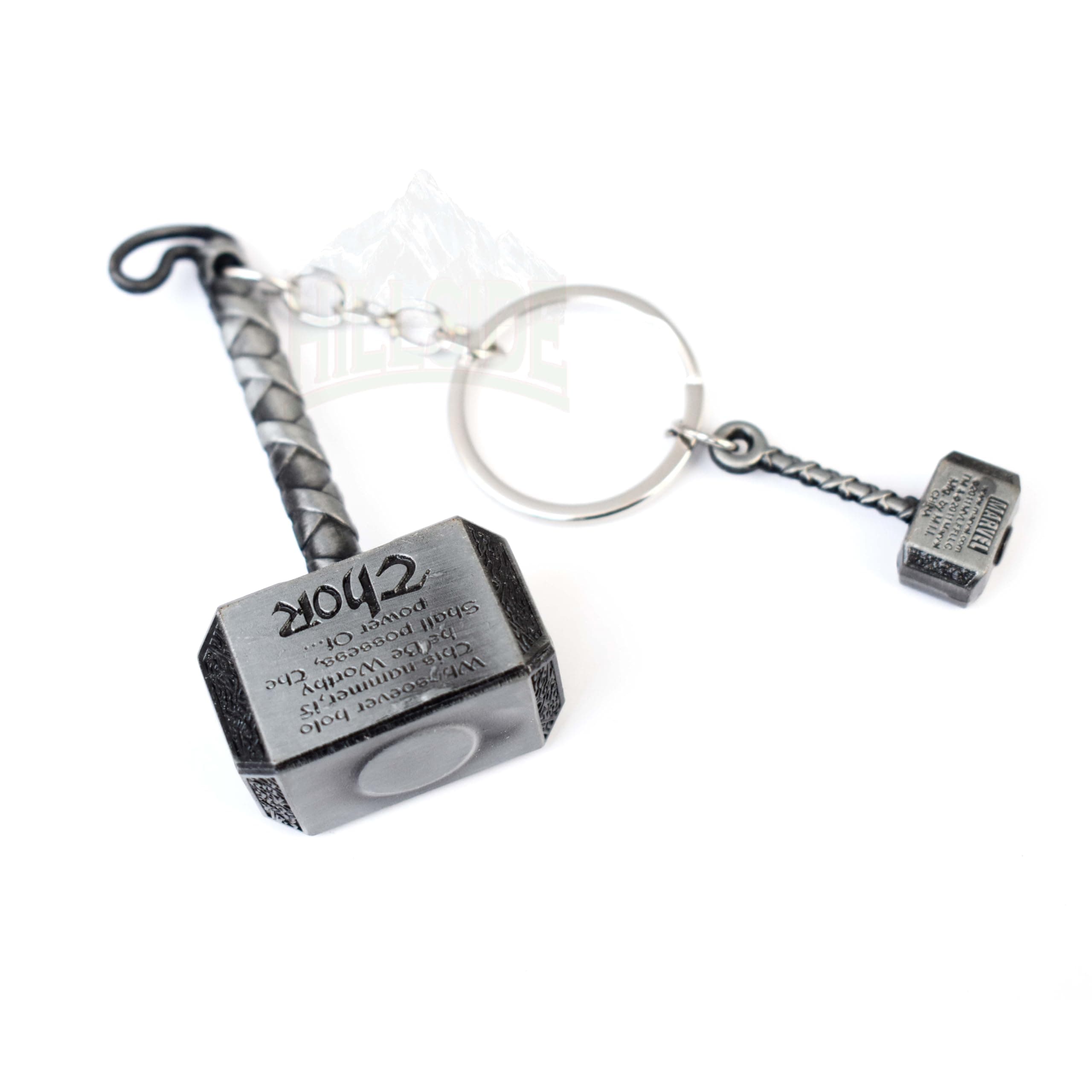 HILLSIDE2 Hammer Thor Marvel Avengers Superhero Metal Ring Key Chain Antique Vintage Keychain for Car Bike Men & Women for Car Key Ring Key Chain for Bike Home Office Keys