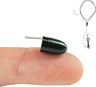 PingaOculto Spy Earpiece Wireless Earphones Invisible Hidden Mini Headset Exam for Phone Wired Microphone - Secret Earphone Micro Listening Ear Cheating (Spy Earpiece Vip Pro UltraMini + Microphone)