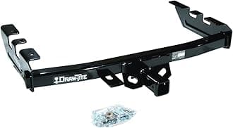 Draw-Tite41534 Class 4 Trailer Hitch, 2 Inch Square Receiver, Compatible with Chevrolet Silverado and GMC Sierra Selected Models (Please Verify Vehicle Application)