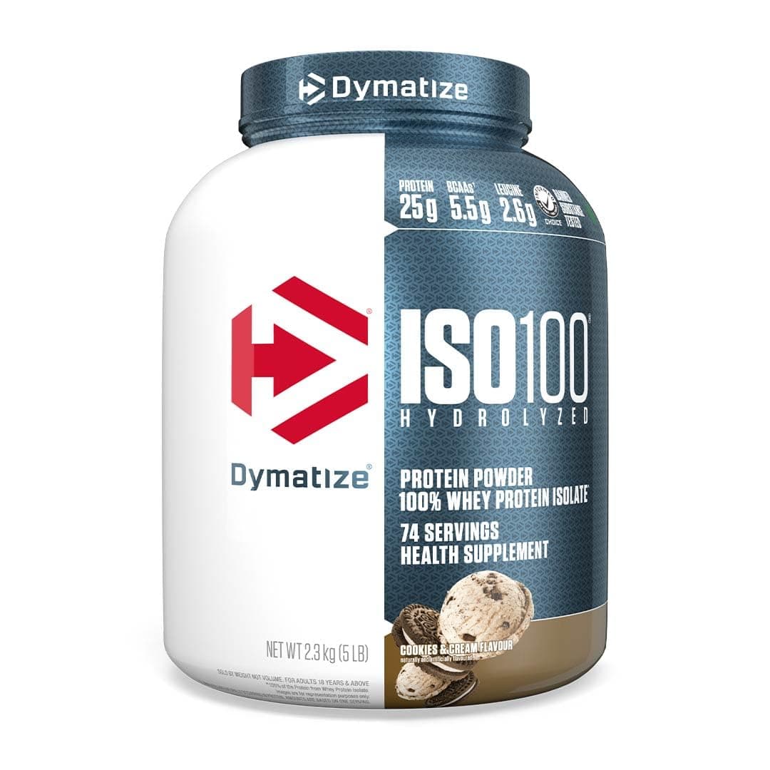 Dymatize ISO 100 Whey Cookies and Cream, 5 lbs
