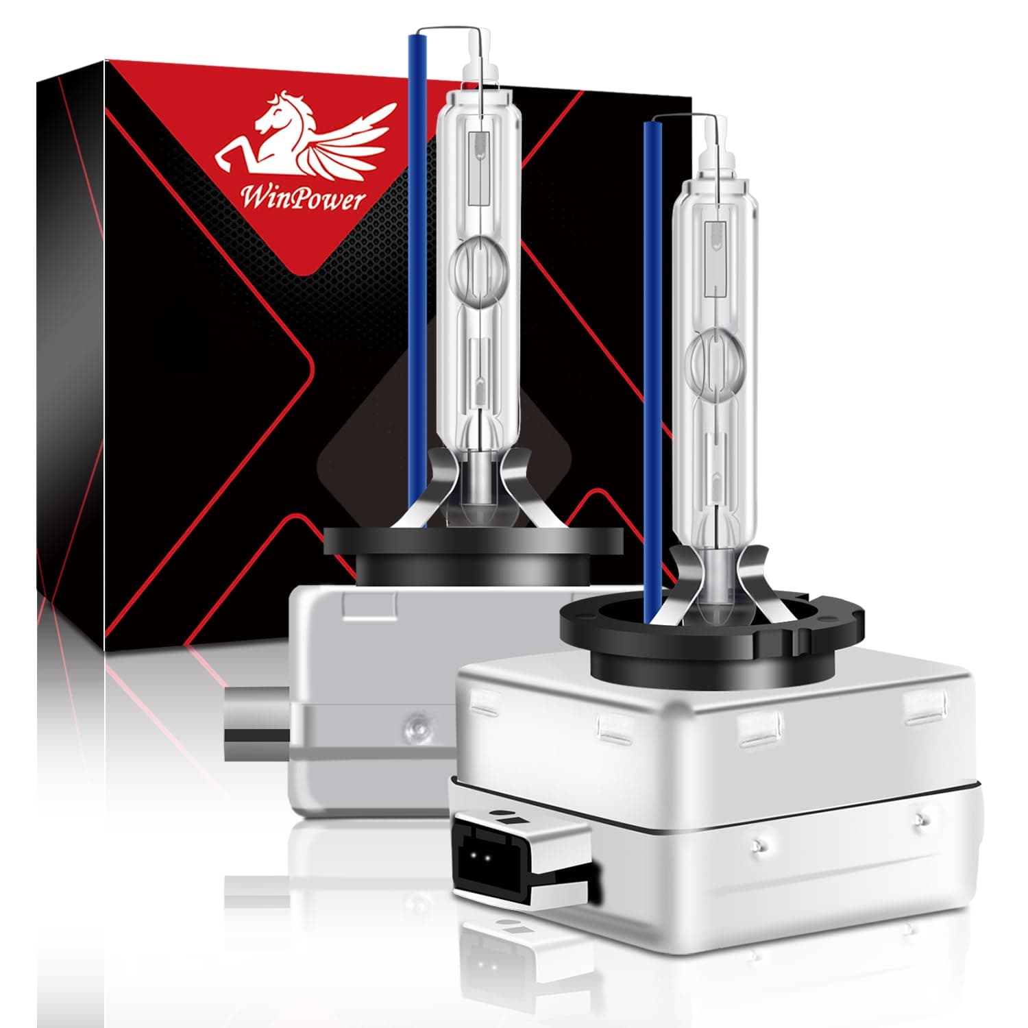 WinPower 35W D1S HID Xenon Headlight Replacement Bulbs 8000K, Pack of 2