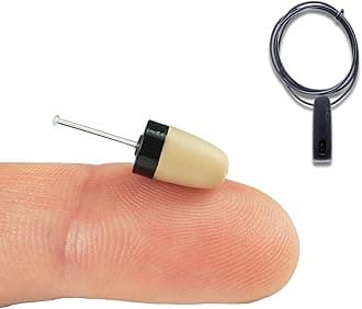 PingaOculto Spy Earpiece Bluetooth Wireless Earphones Invisible Hidden Mini Headset Exam Phone Microphone - Secret Earphone Micro Ear (Spy Earpiece Vip Pro SuperMini Bluetooth Integrated Microphone)