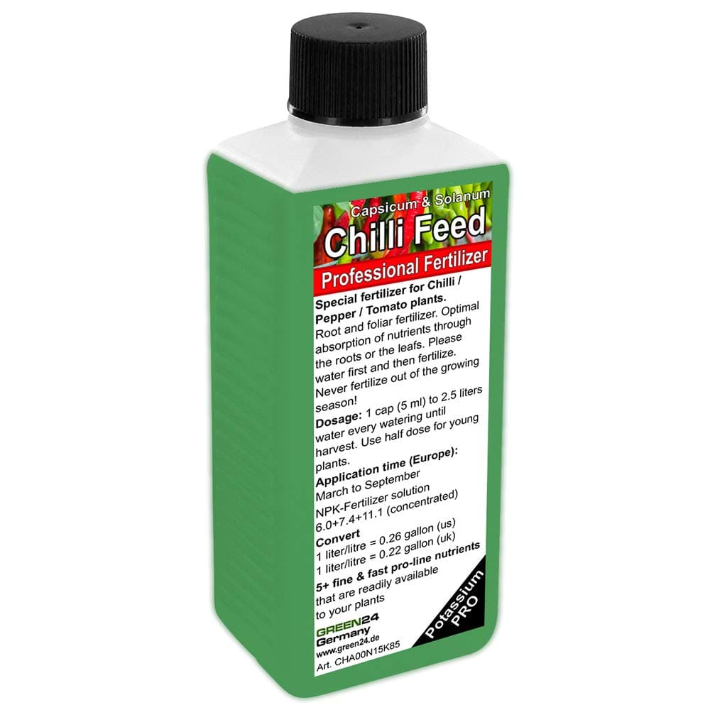 GREEN24 Chilli Pepper (Capsicum) Tomato (Solanum) Liquid Fertilizer HighTech NPK, Root, Soil, Foliar, Fertiliser - Plant Food