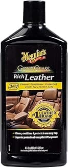 Meguiar'S G7214 Gold Class Leather Cleaner & Conditioner (Soft, supple look & feel, UV & spill protection) 414 ml