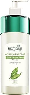 Biotique Lotion Morning Nectar Flawless Skin Moisturizer L Prevents Dark Spots, Blackheads, And Blemishes L Visibly Flawless Skin L Nourishes And Hydrates Skin L All Skin Types L 800Ml