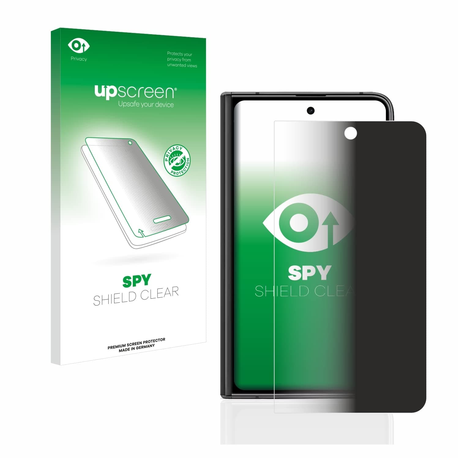 upscreen Privacy Screen Protector compatible with Google Pixel Fold (Outer display) - Anti-Spy Screen Protection