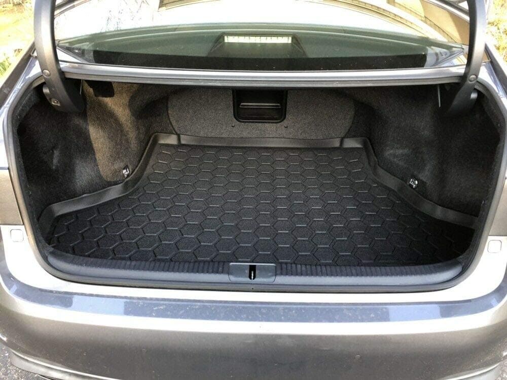 Cargo Liner - Trunk Mat for Lexus ES350 2013-2018 – Weather-Resistant Trunk Mats for Cars with Raised Lip – Non-Slip Car Trunk Mat Rubber – Easy to Install – Laser Pre-Cut Design