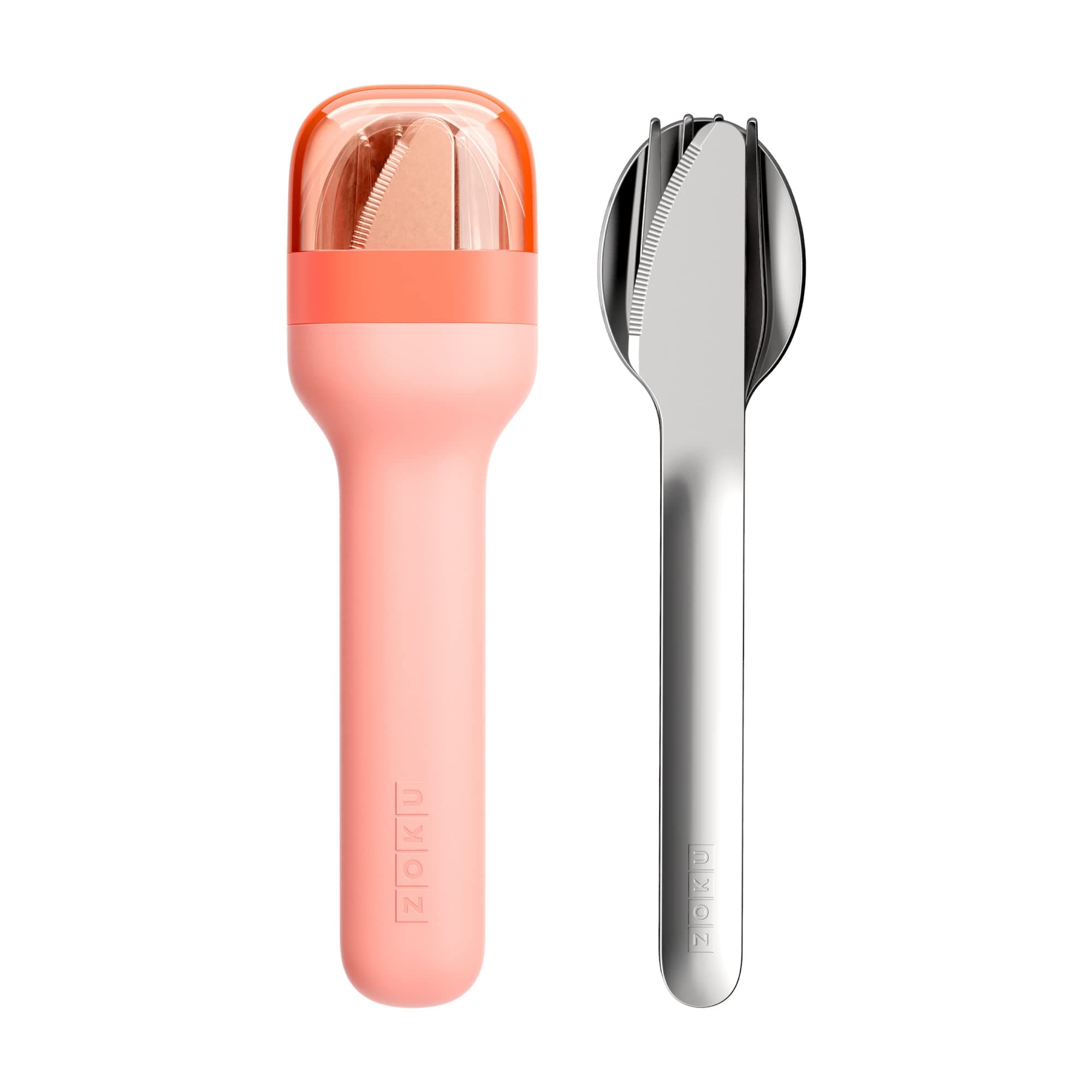 Pocket Cutlery Set (Peach), Pink