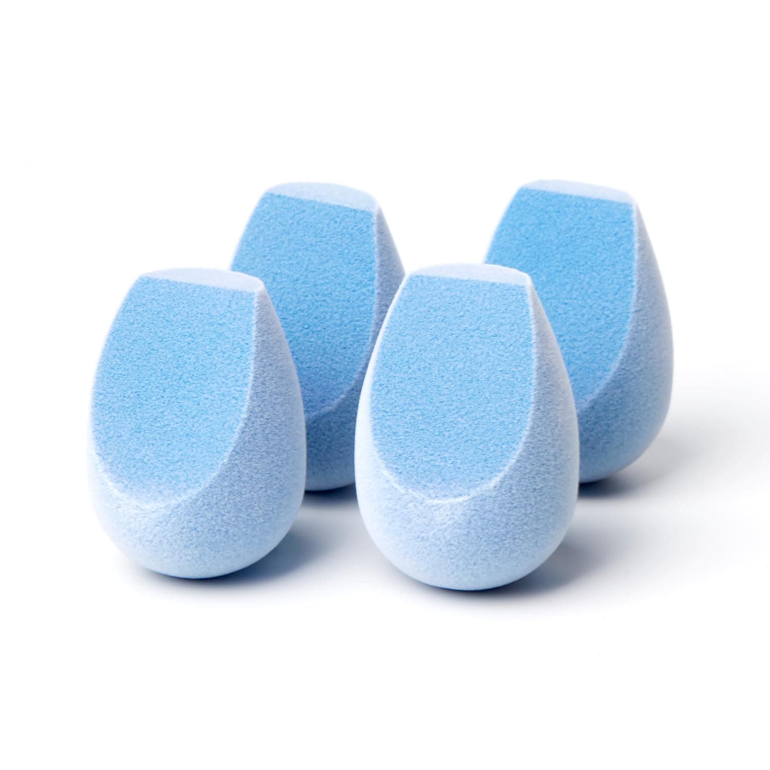 Microfiber Velvet Sponge, Latex-Free, Dual Layer Technology, Flawless Makeup Blender for Foundations, Powders and Creams (4 Fusion Sponge Bundle)