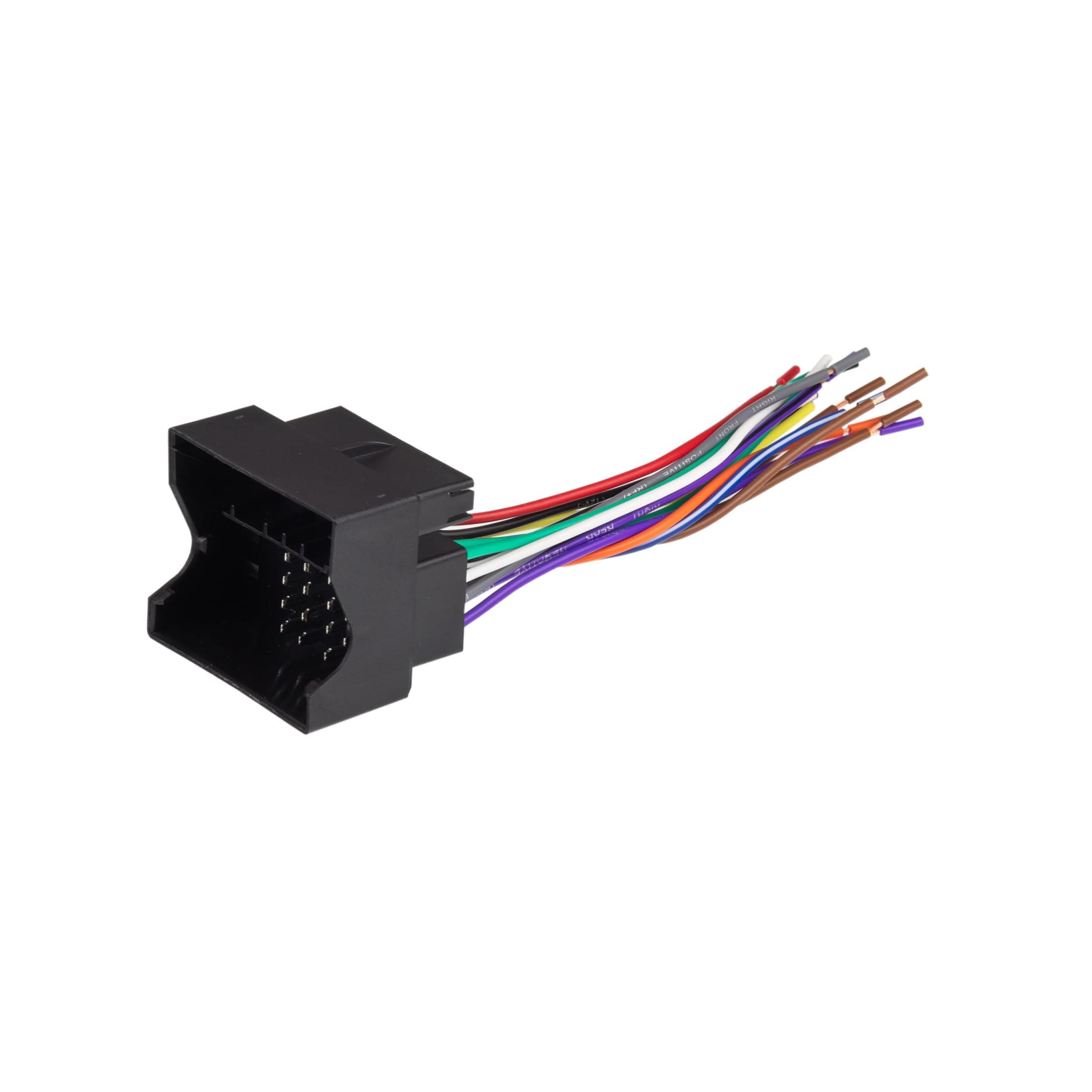 Scosche VW03B Compatible with Select 2002 and up Volkswagen Power/Speaker Connector / Wire Harness for Aftermarket Stereo Installation with Color Coded Wires