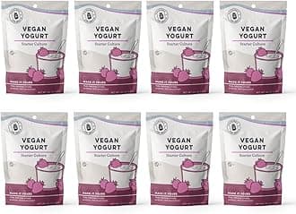 Vegan Starter Culture | 32 Dairy-Free Direct-Set Packets for Creamy Plant-Based Yogurt | Probiotic for Gut Health