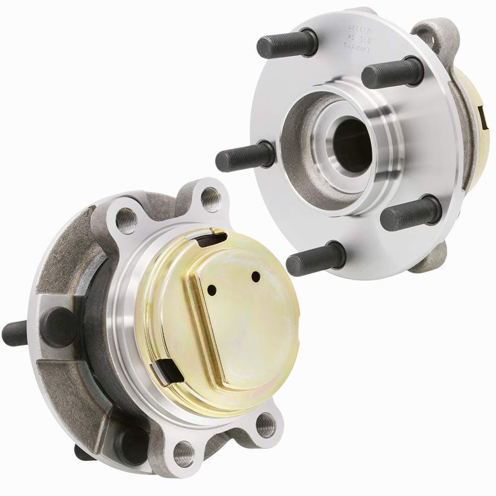 [2-Pack] 513334 Front Wheel Hub Bearing Assembly Compatible with [RWD ONLY] Infiniti EX35, EX37, FX35, FX37, G25, G35, G37, M35, M35H, M37, M45, M56, Q40, Q50, Q60, Q70, Q70L, QX50, QX70, Nissan 370Z