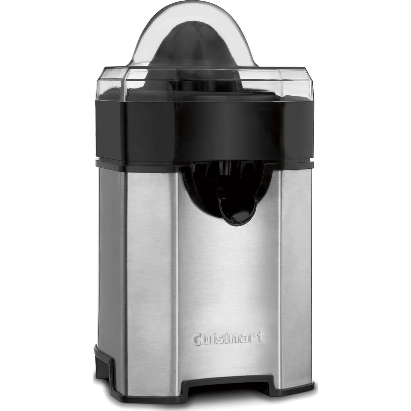 Cuisinart Pulp Control Citrus Juicer, Orange Juicer Squeezer and Lemon Squeezer with 3 Pulp Control Settings, Accommodates Small Limes and Large Grapefruits, CCJ-500P1, Black/Stainless Steel
