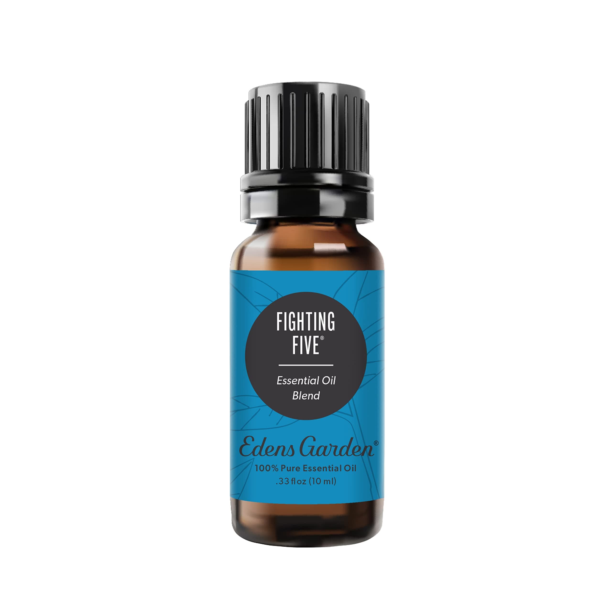 Fighting Five Essential Oil Blend- 100% Pure Premium Grade, Undiluted, Natural, Therapeutic, Aromatherapy, The Best for Diffusing, Candle, Laundry, Humidifiers 10 ml (.33 fl oz)