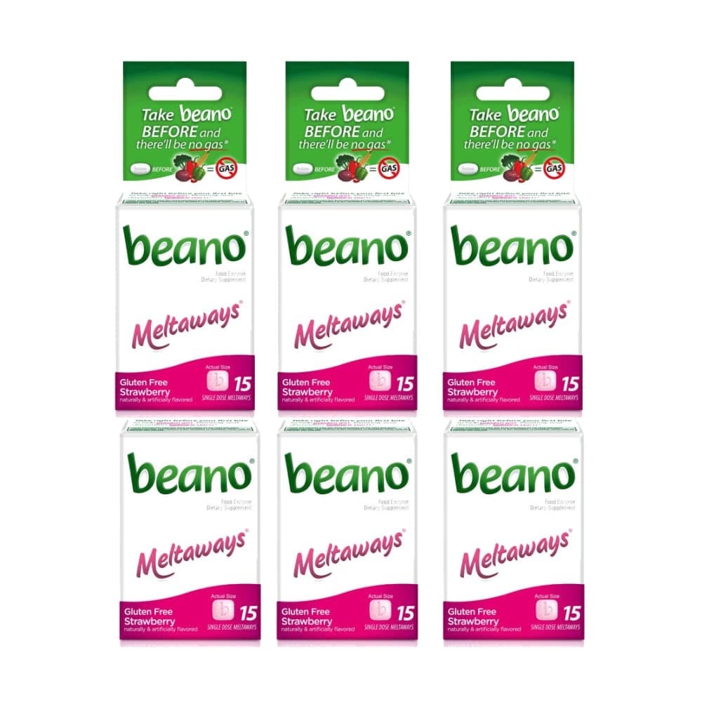 Beano Meltaways Strawberry 15 ea (Pack of 6)