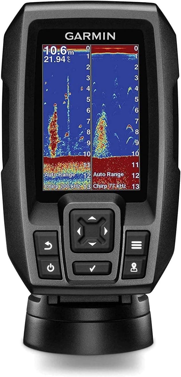 Striker™ 4 Fishfinder Worldwide Version w/77/200kHz - 4-Pin Transducer w/Transom & Trolling Motor Mounts