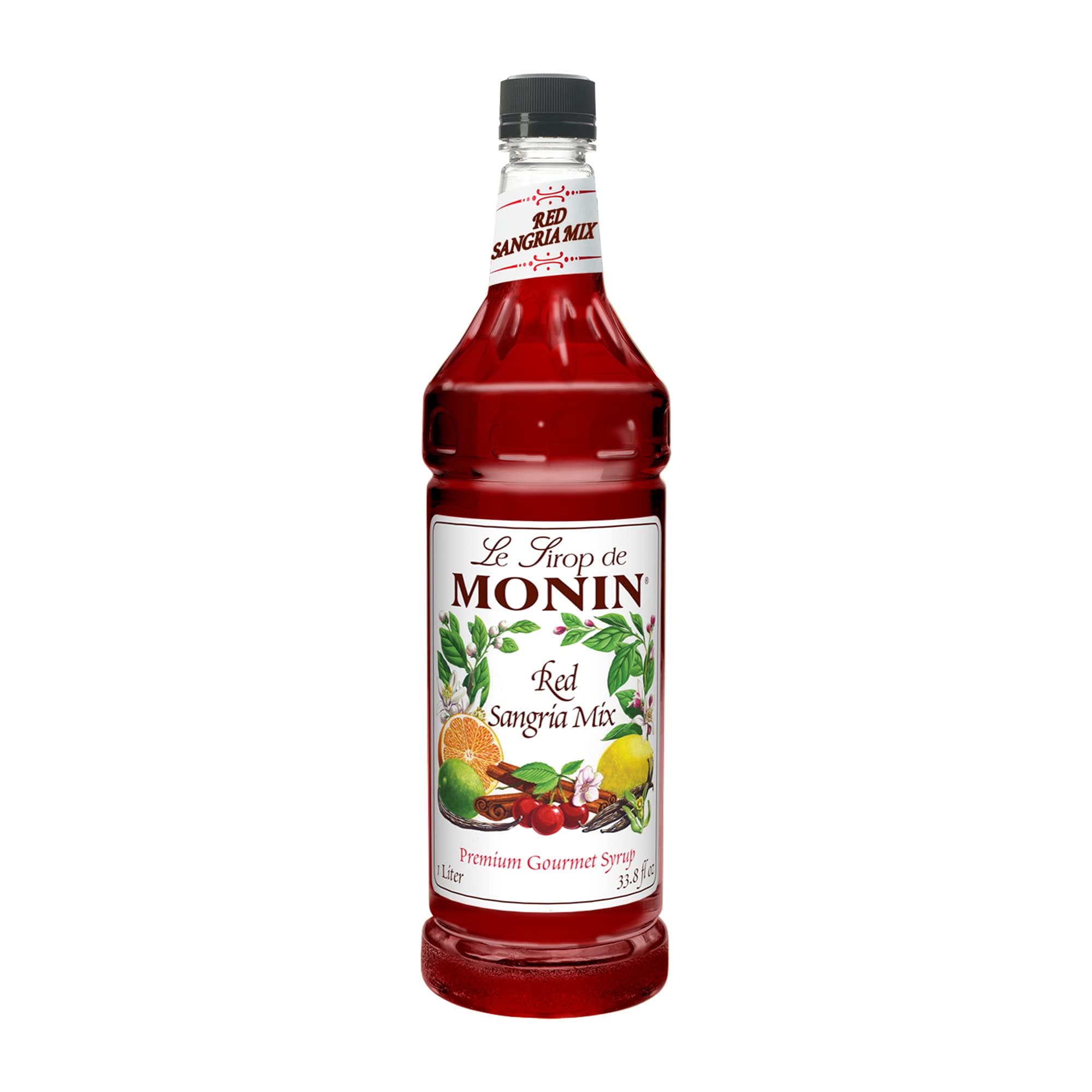 Flavored Syrup, Red Sangria Mix, 33.8-Ounce Plastic Bottle (1 liter)