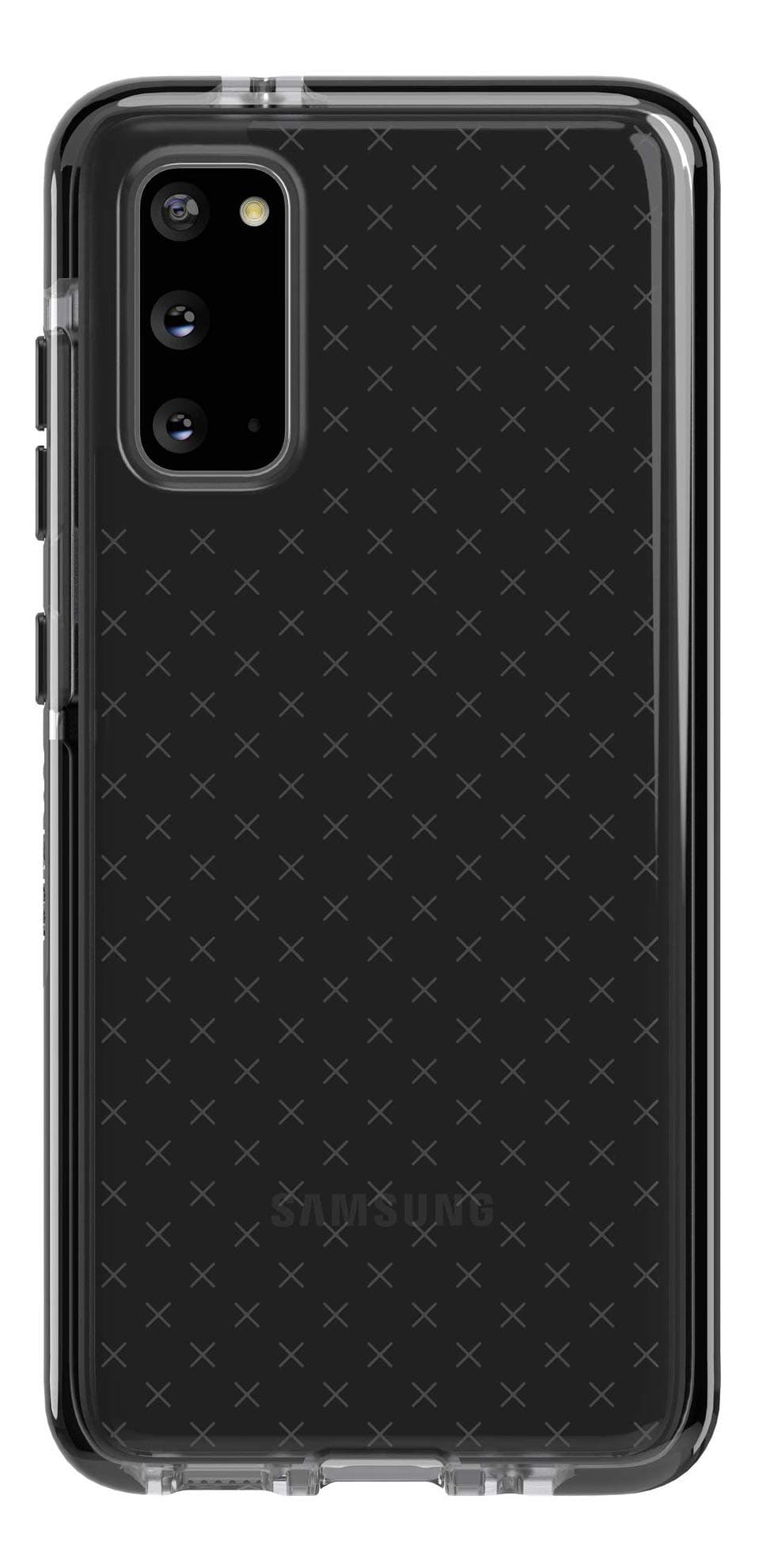 tech21Evo Check for Samsung Galaxy S20 5G Phone Case - Hygienically Clean Germ Fighting Antimicrobial Properties with 12ft Drop Protection, Black