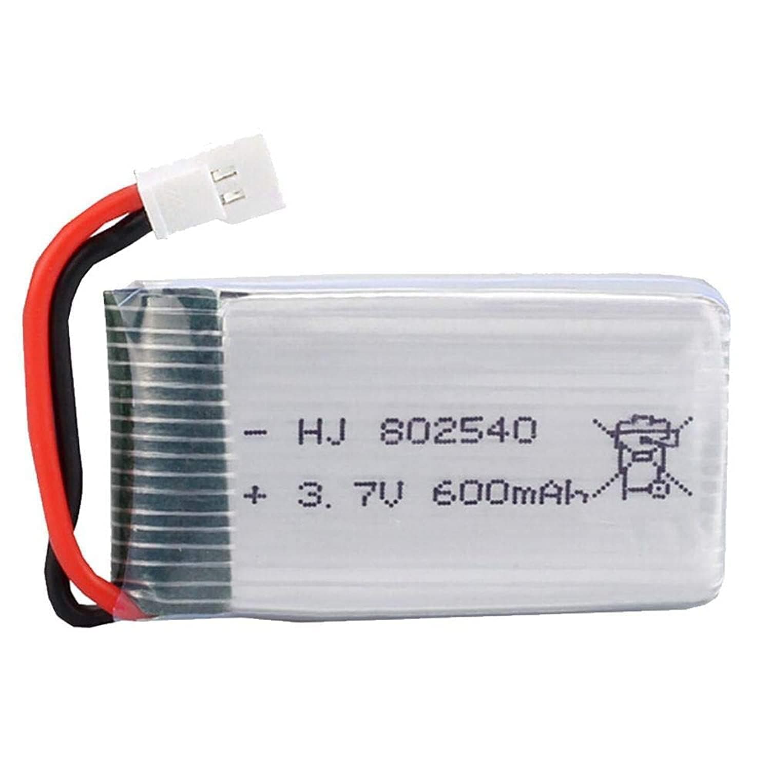 Lipo battery 600 mAh 3.7V for compatible models of helicopter quad copter drones