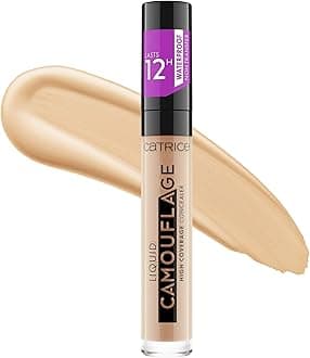 Catrice | Liquid Camouflage High Coverage Concealer | Ultra Long Lasting Concealer | Oil & Paraben Free | Cruelty Free (020 | Light Beige)