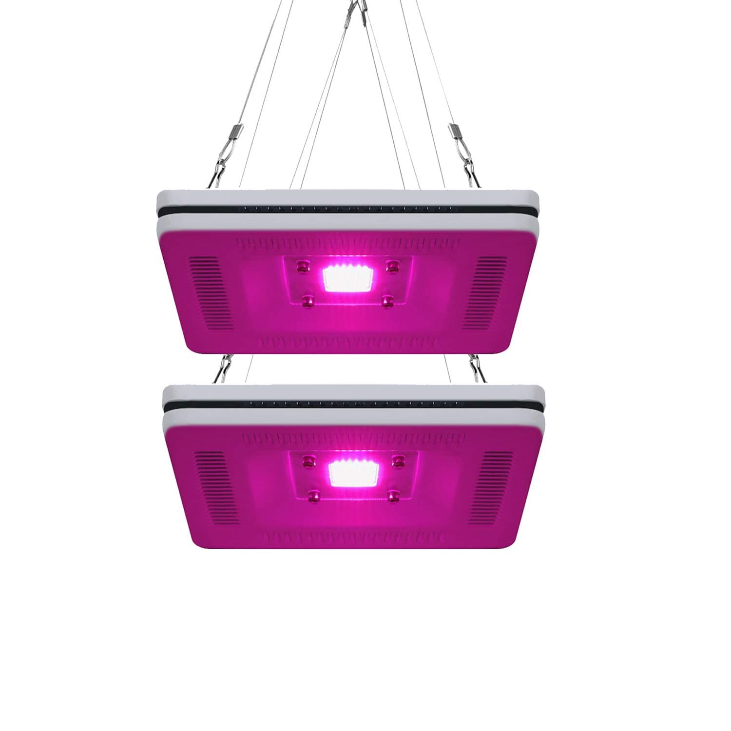 FECiDA 2-Pack Professional Full Spectrum LED Grow Light, Total 600W HPS & CFL Grow Lights Equivalent, Best Panel Plant Grow Light for Indoor Plants in Grow Tent, Greenhouse and Indoor Garden