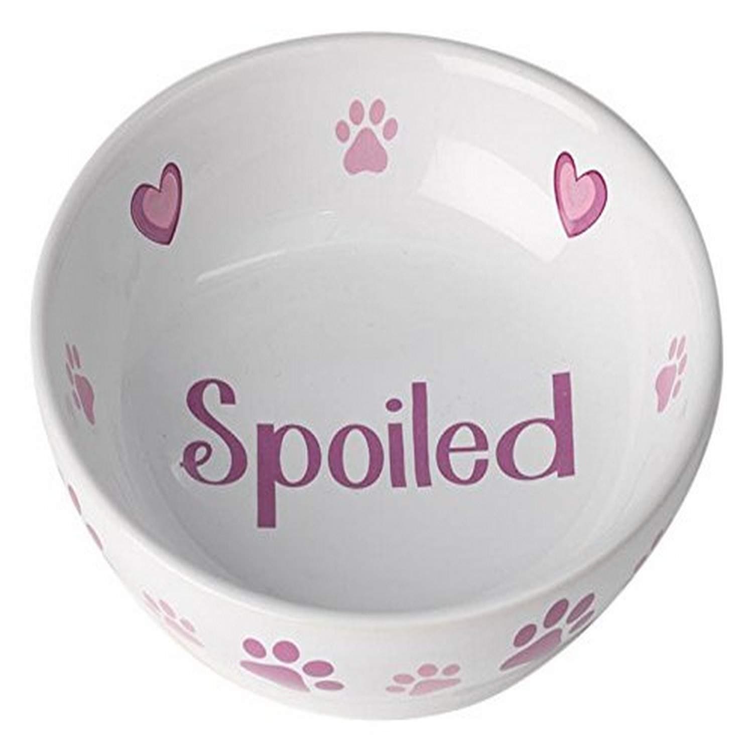 PetRageous Pink, Lila's, Spoiled White, 1 Cup Saucer