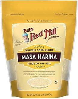 Bob's Red Mill Golden Masa Harina Corn Flour, 22oz (Pack of 4) - Vegan, Kosher