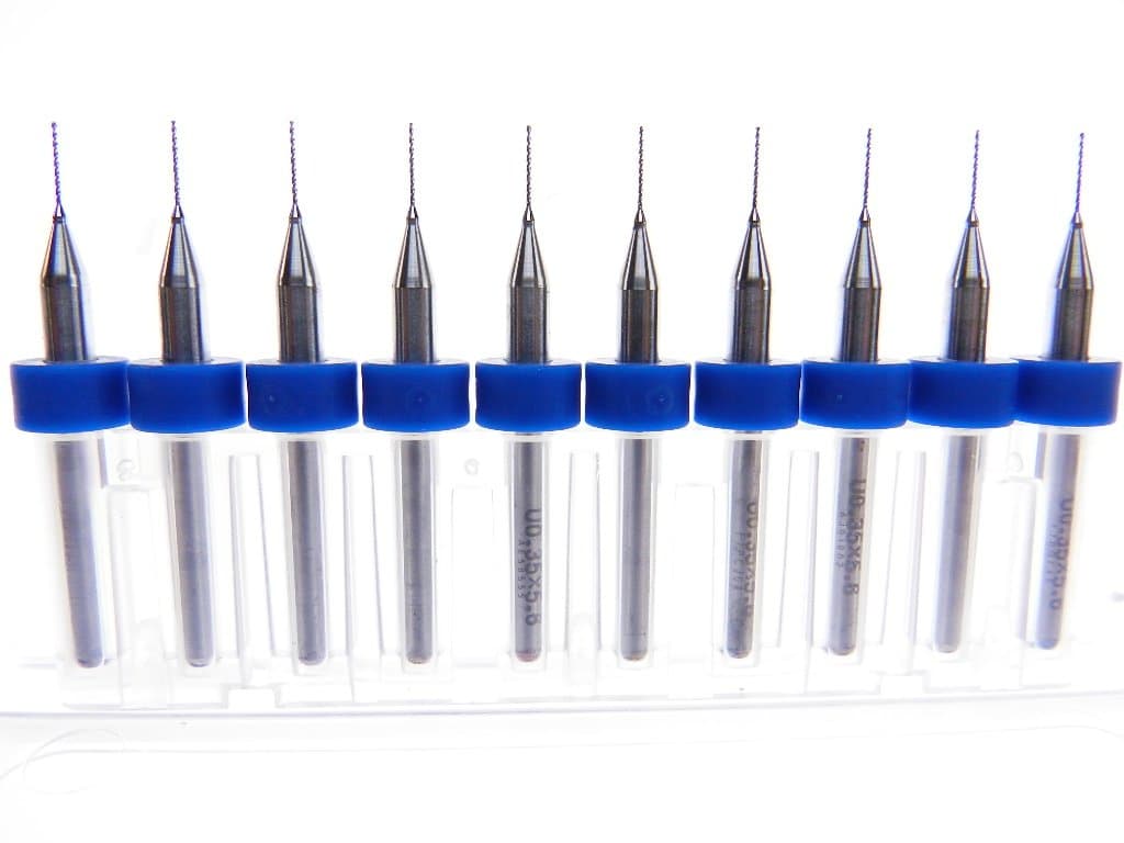 Daewon Industries 1 Count 0.30mm Japanese Tungsten Micro Drill Bits for CNC PCB, Toy Making, Model Cars, Jewelry, Woodworking