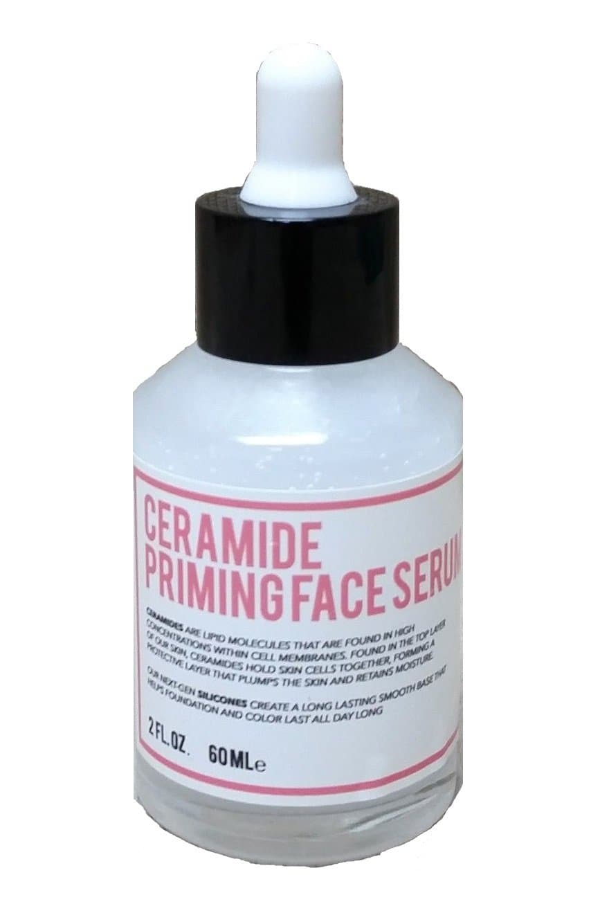 Ceramide Priming Face Serum - Botanical Based Skincare - Creates a long lasting smooth base that helps foundation and color last all day long