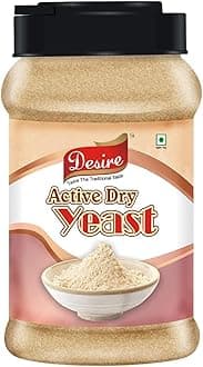 Desire Baker's Active Dry Yeast 500g |Instant Dry Yeast for Baking Bread, Pizza Dough, Cakes & More