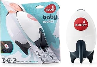 Rocker (AA Battery Version) - Baby Sleep Aid Gently Rocks Any Stroller or Buggy, Adjustable Speed with 60 Minute Timer - Fits All Pushchairs & Prams to Create a Portable Baby Bouncer